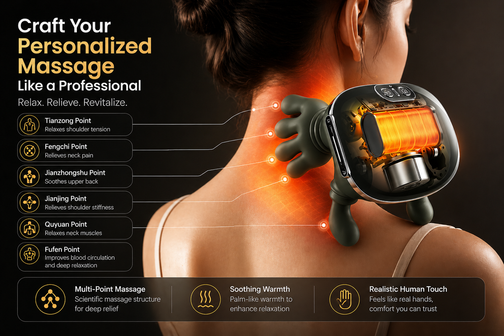 Smart Neck Massager N7 – Deep Neck & Shoulder Massage (3 Levels)