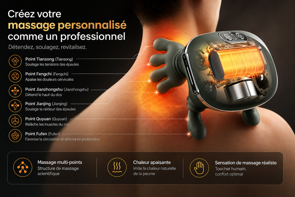 Smart Neck Massager N7 – Deep Neck & Shoulder Massage (3 Levels)